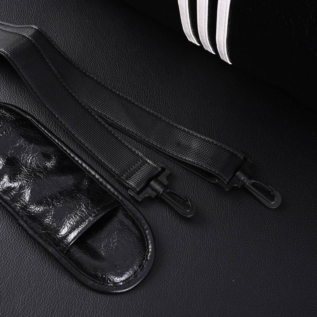 Balenciaga x adidas Large Duffel Travel Bag ¨C Black with Trefoil Logo and Triple Stripes