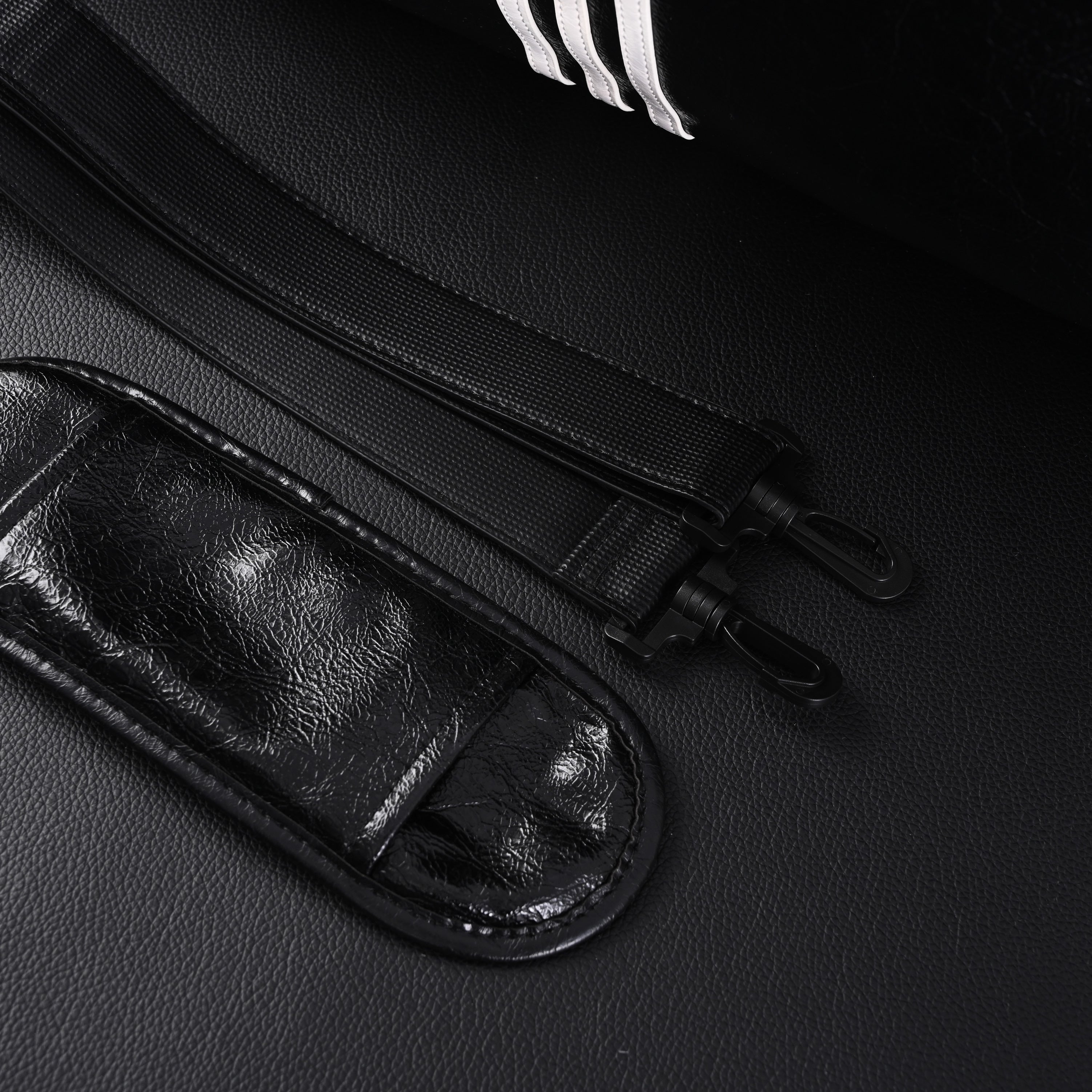 Balenciaga x adidas Large Duffel Travel Bag ¨C Black & Green with Trefoil Logo and Triple Stripes